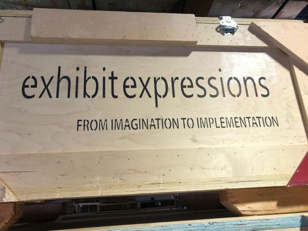 Custom Wood Crate -- Crate Branding Example #2