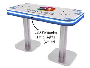 InCharg Charging Table for Tradeshows and Events