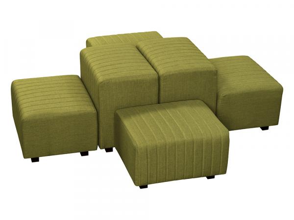 Olive Green Fabric -- Beverly Oasis Small Grouping -- CESS-104 -- Trade Show Furniture Rental
