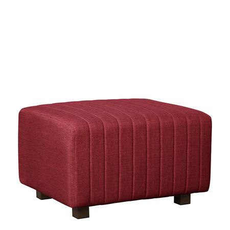 CEOT-065 Red Fabric | Beverly Small Bench -- Trade Show Rental