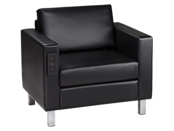 Naples Chair, Powered -- Trade Show Furniture Rental
