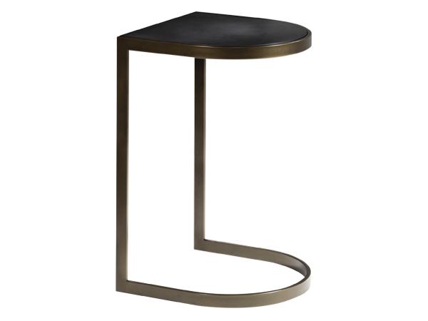 Sedona Side Table, Black -- Trade Show Rental Furniture