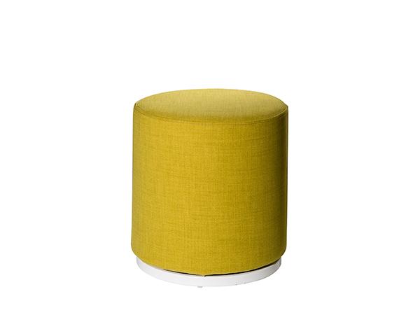 CEOT-038 (Pear Yellow) | Marche Swivel Ottoman -- Trade Show Rental Furniture