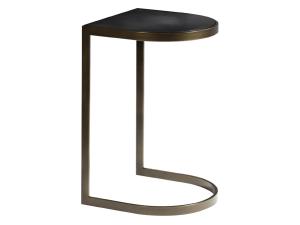Sedona Side Table, Black -- Trade Show Rental Furniture
