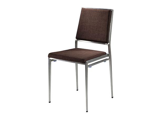 CEGS-026 | Marina Chair Brown Fabric -- Trade Show Furniture Rental