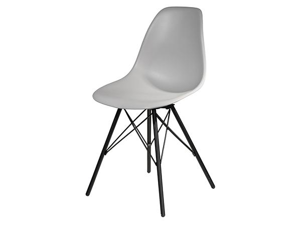 CEGS-036 | Chelsea Chair w/ Black Tower Base Gray | Trade Show Furniture Rental