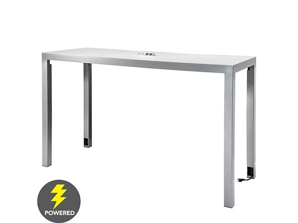 CECT-034 | Ventura Communal Bar Table (White) -- Trade Show Rental Furniture