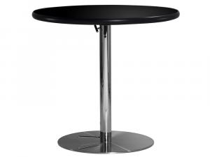 30" Round Cafe Table w/ Black Top and Hydraulic Base (CECA-023)
 -- Trade Show Furniture Rental