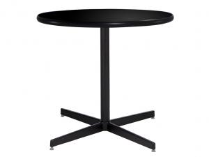 30" Round Cafe Table w/ Black Top and Standard Black Base (CECA-024)
 -- Trade Show Furniture Rental