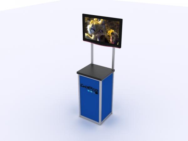 MOD-1534 Trade Show Monitor Stand -- Image 3