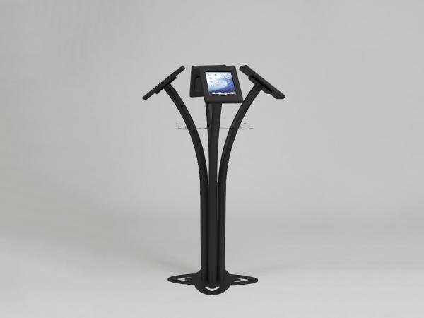 MOD-1338 Portable iPad Kiosk -- Black -- Aluminum Base