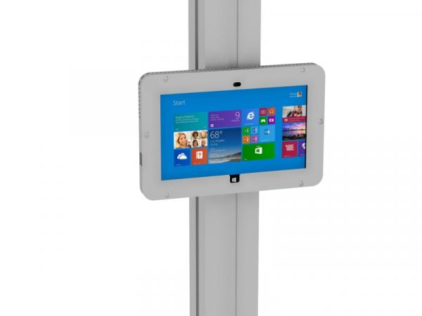 MOD-1318M Secure Surface 2 Enclosure with Extrusion Attachment -- Silver