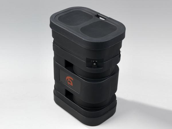 Roto-molded Pop Up Case with Wheels (28" W x 19" D x 38" H)